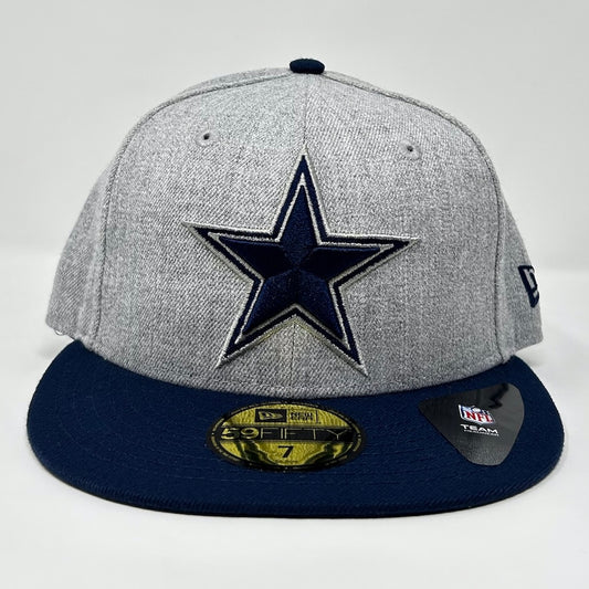 59Fifty Dallas Cowboys Heather Patch GRY/NVY