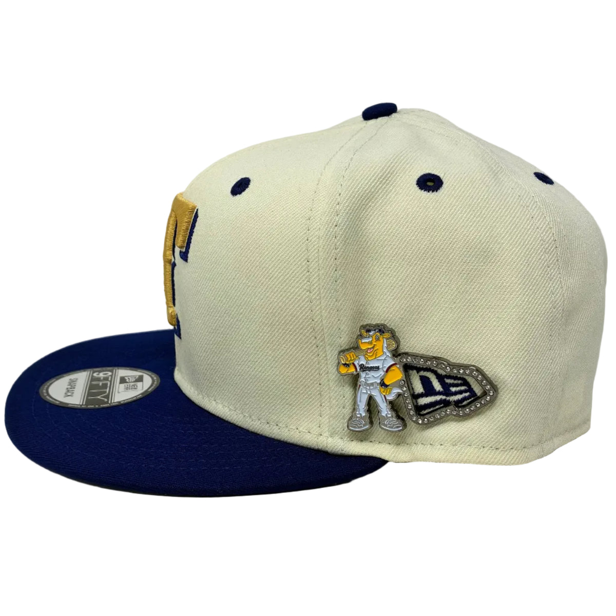 9Fifty Snapback Texas Rangers "Rangers Captain" Pin 2-Tone - Gray UV Cap