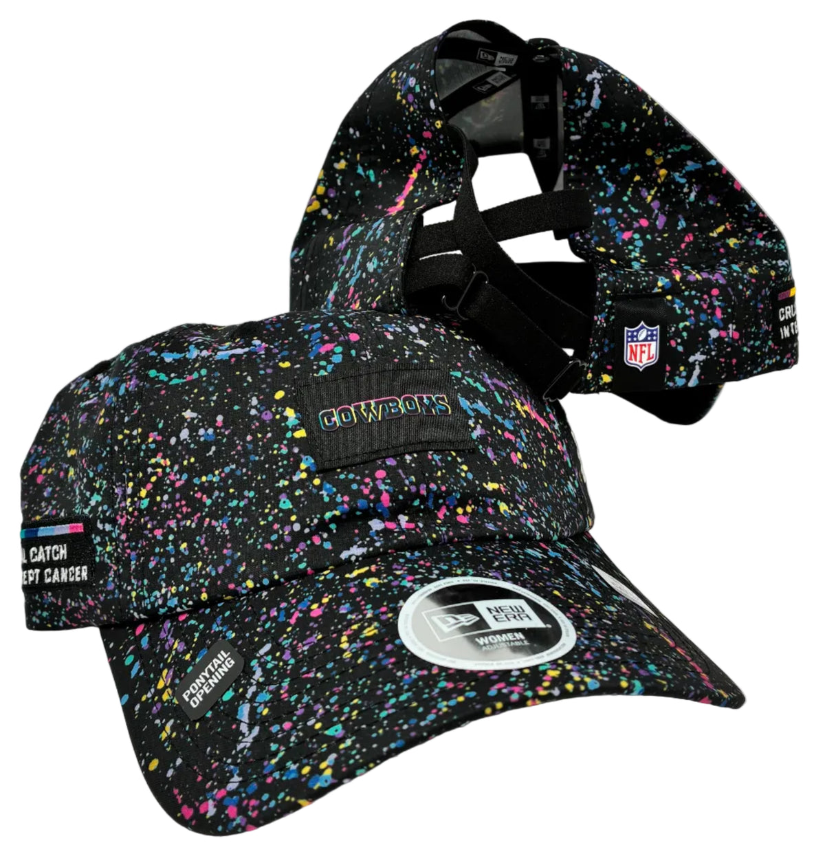 Women’s New Era NFL25 Ponytail Black OSFM Cap