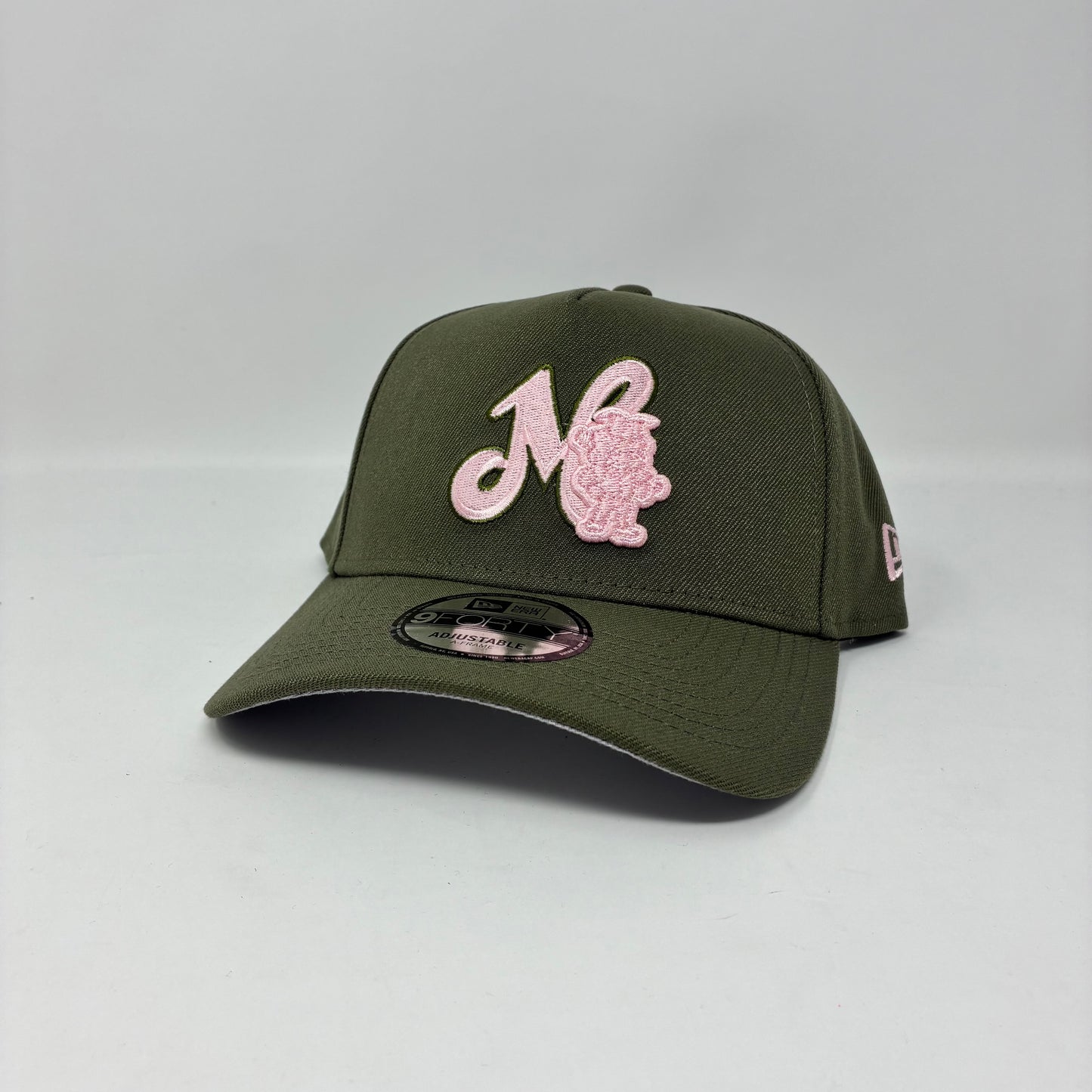 9Forty A-Frame Snapback LMB Acereros de Monclova Olive - Grey UV Cap