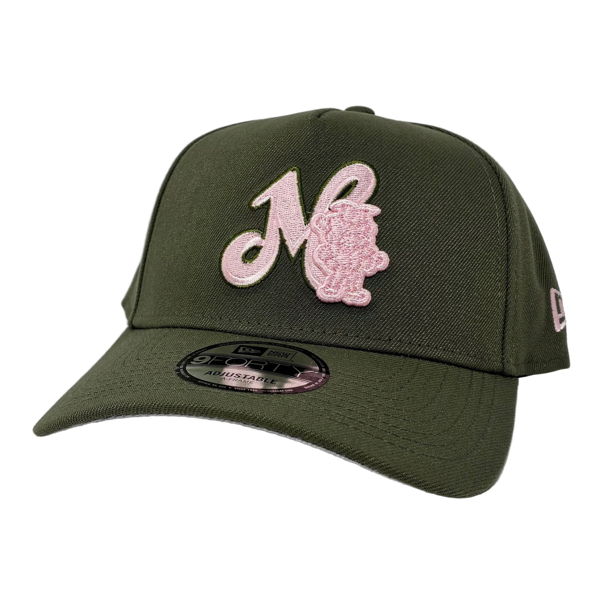 9Forty A-Frame Snapback LMB Acereros de Monclova Olive - Grey UV Cap