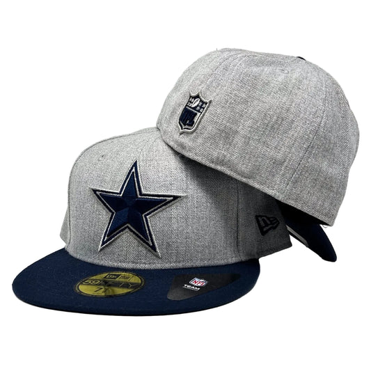 59Fifty Dallas Cowboys Heather Patch GRY/NVY