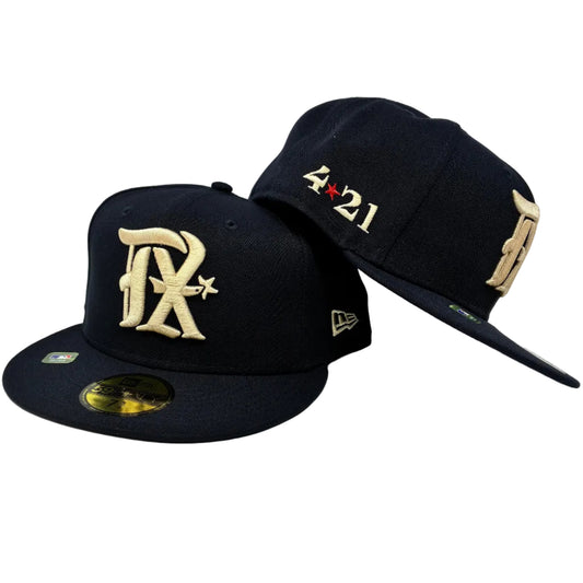 59Fifty Texas Rangers 2023 City Connect Navy - Navy UV Cap
