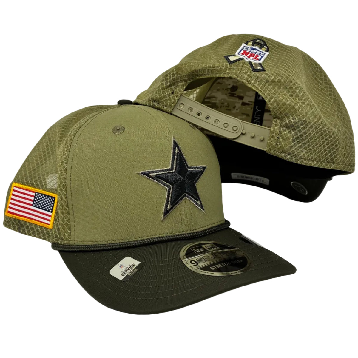 9Seventy NFL 25 STS Dallas Cowboys Stretch Snap Cap