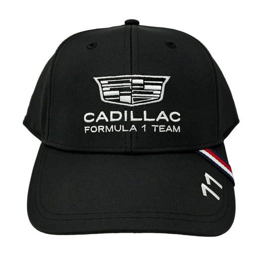 Cadillac F1 Racing 2026 Sergio "Checo" Perez Team Hat - Black/White