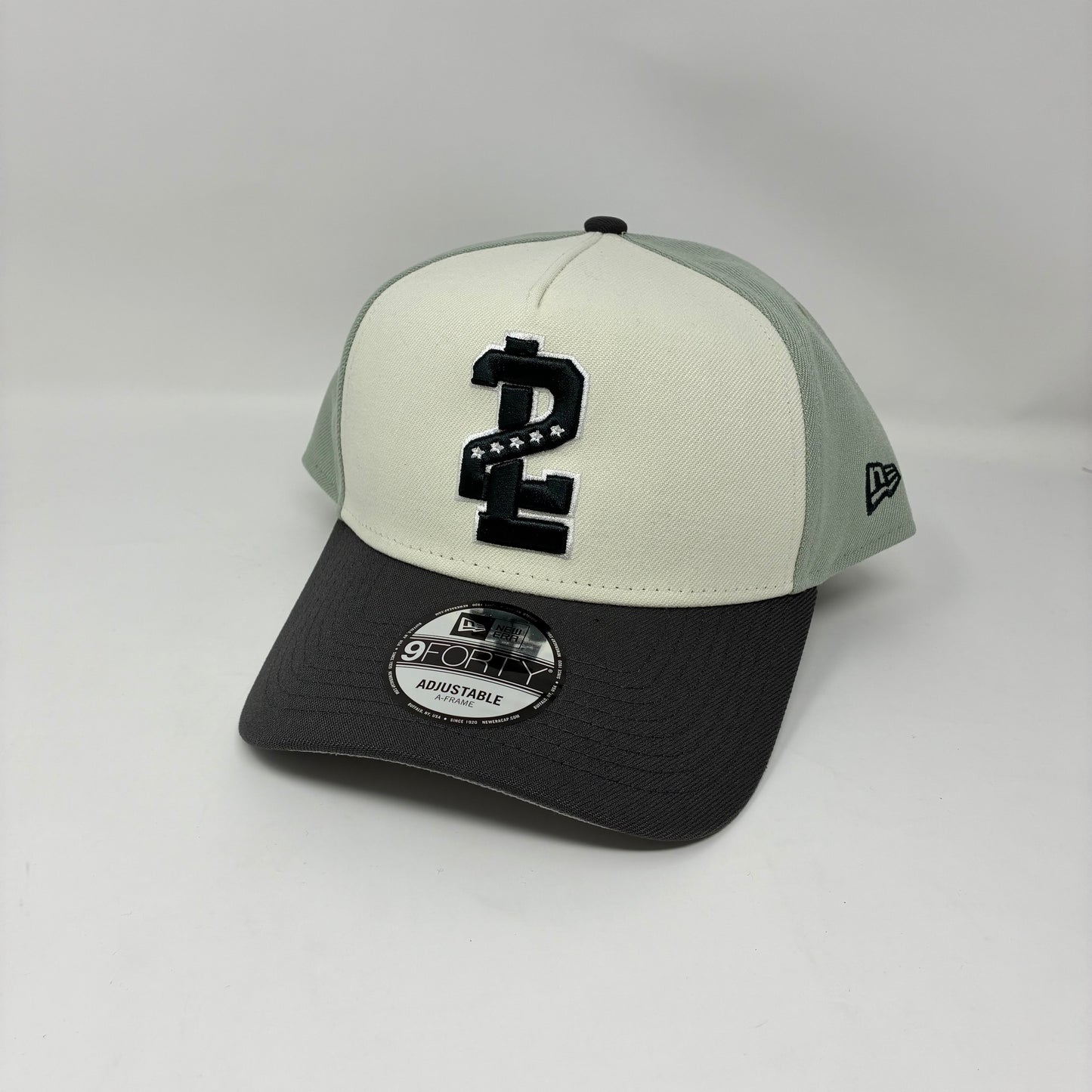 9Forty A-Frame Snapback LMB Tecos de Los Dos Laredos White/Mint- Grey UV Cap