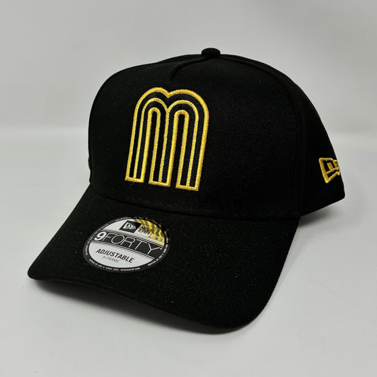 9Forty A-Frame Snapback Mexico World Baseball Classic Black/Black - Black UV Cap