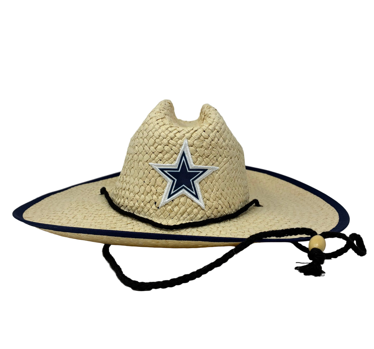 Solid Straw Hat Dallas Cowboys OSFM