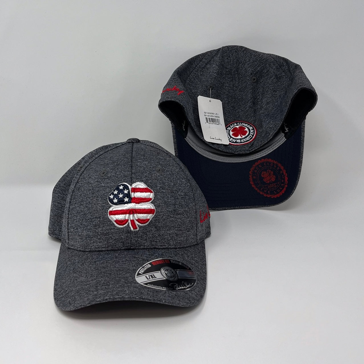 USA Flag Clover Heather/Charcoal