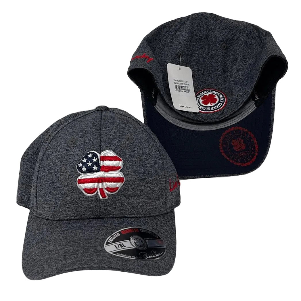 USA Flag Clover Heather/Charcoal