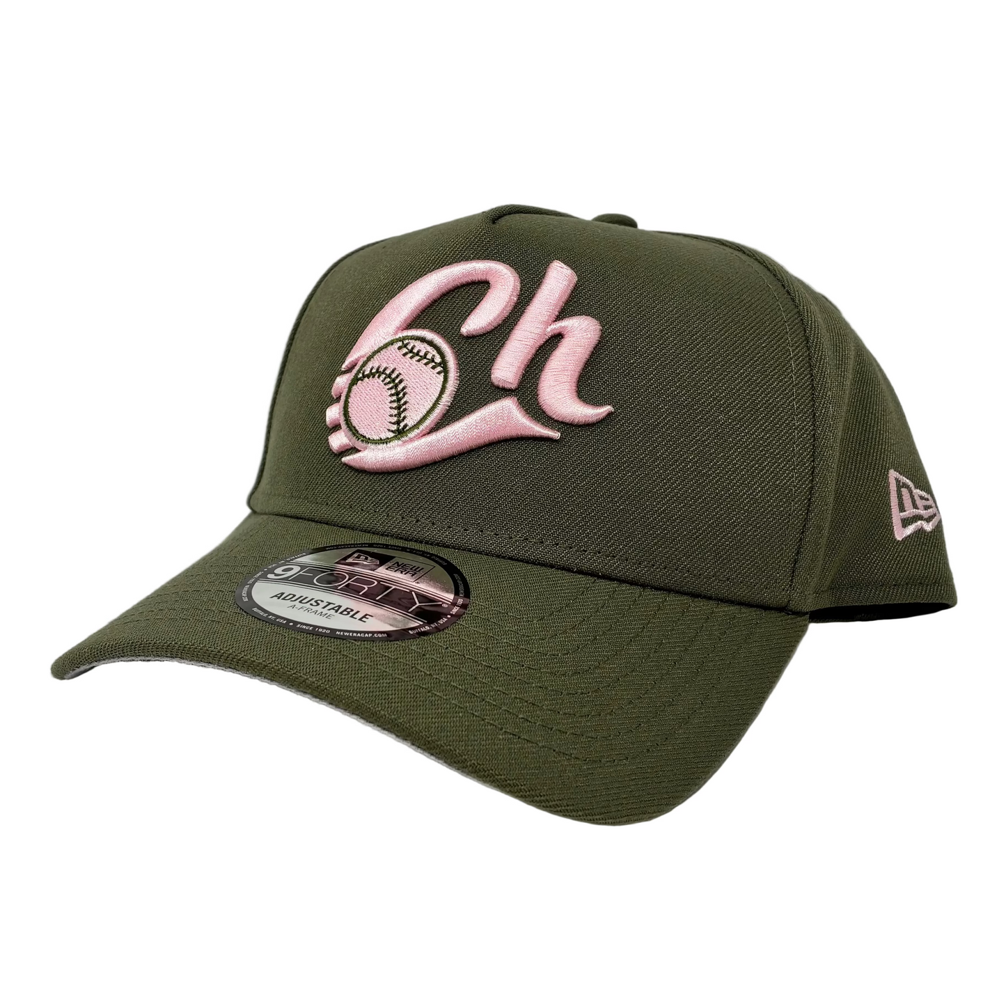 9Forty A-Frame Snapback LMB Charros de Jalisco Olive - Grey UV Cap