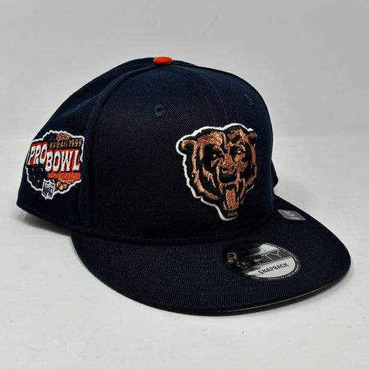 9Fifty Chicago Bears 1999 Pro Bowl Navy Cap- Grey UV