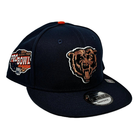 9Fifty Chicago Bears 1999 Pro Bowl Navy Cap- Grey UV