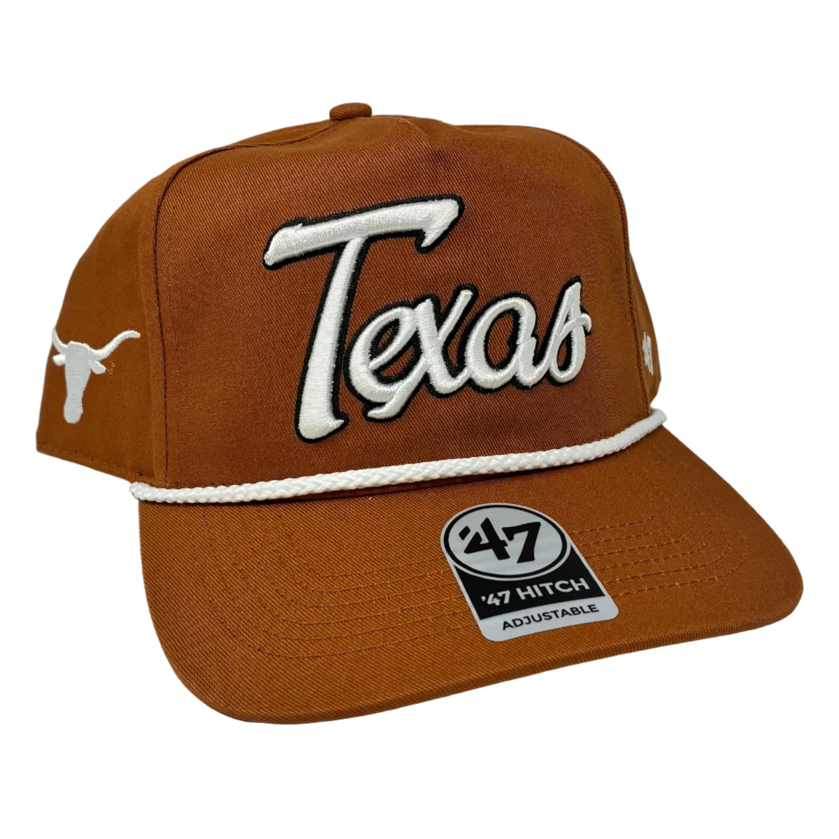 ‘47 Hitch Texas Longhorns Overhand Burnt Orange SnapBack Cap