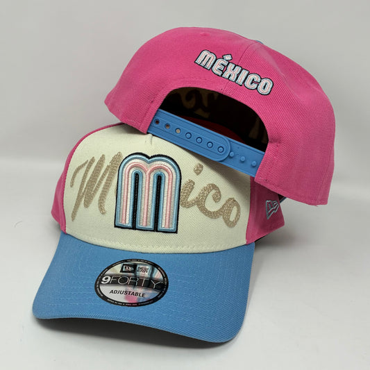 9Forty New Era Mexico M Pink Cap