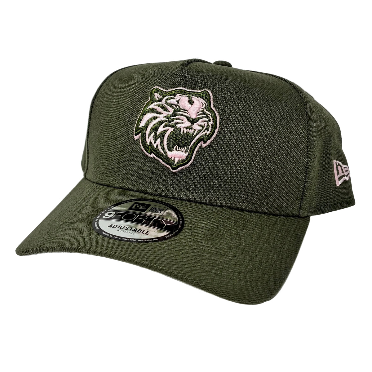 9Forty A-Frame Snapback LMB Tigres de Quintana Roo Olive - Grey UV Cap