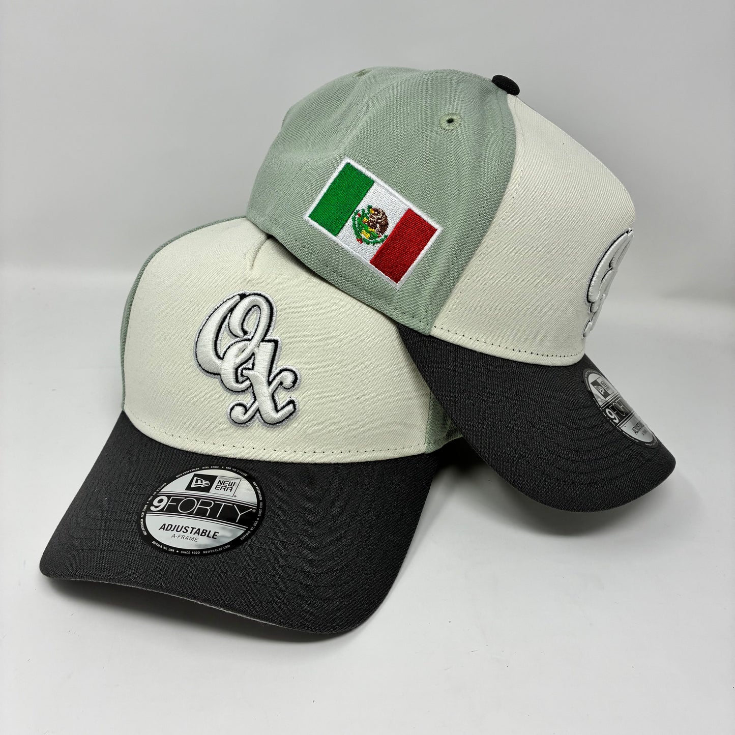 9Forty A-Frame Snapback LMB Guerreros de Oaxaca White/Mint- Grey UV Cap