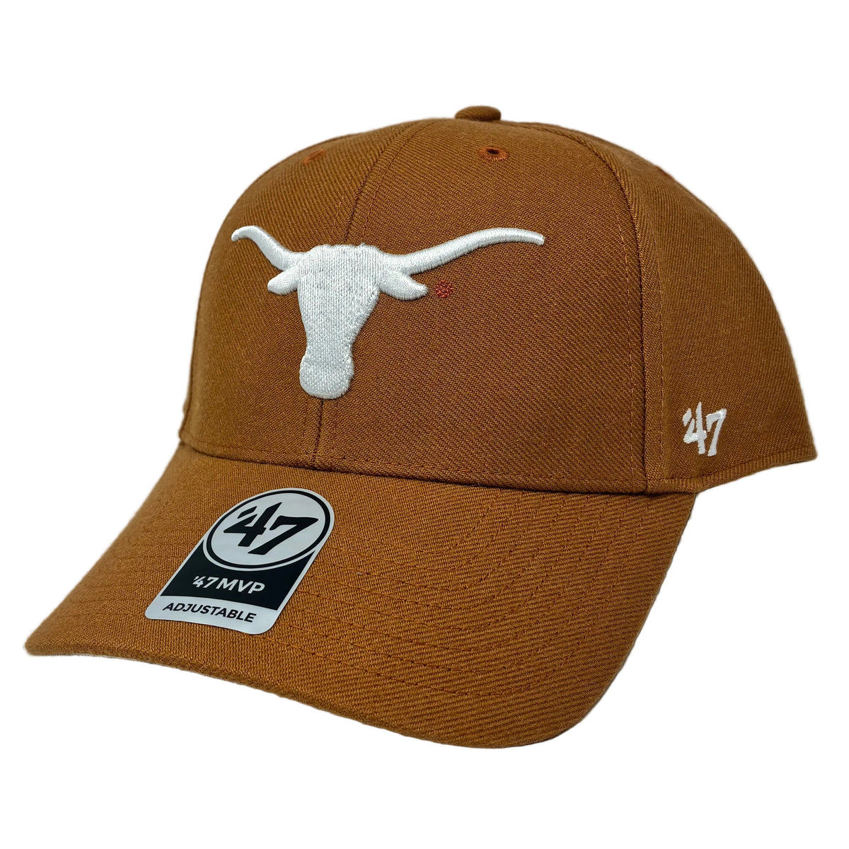 ‘47 MVP Texas Longhorns Wool Burnt Orange Velcro Adjustable Cap