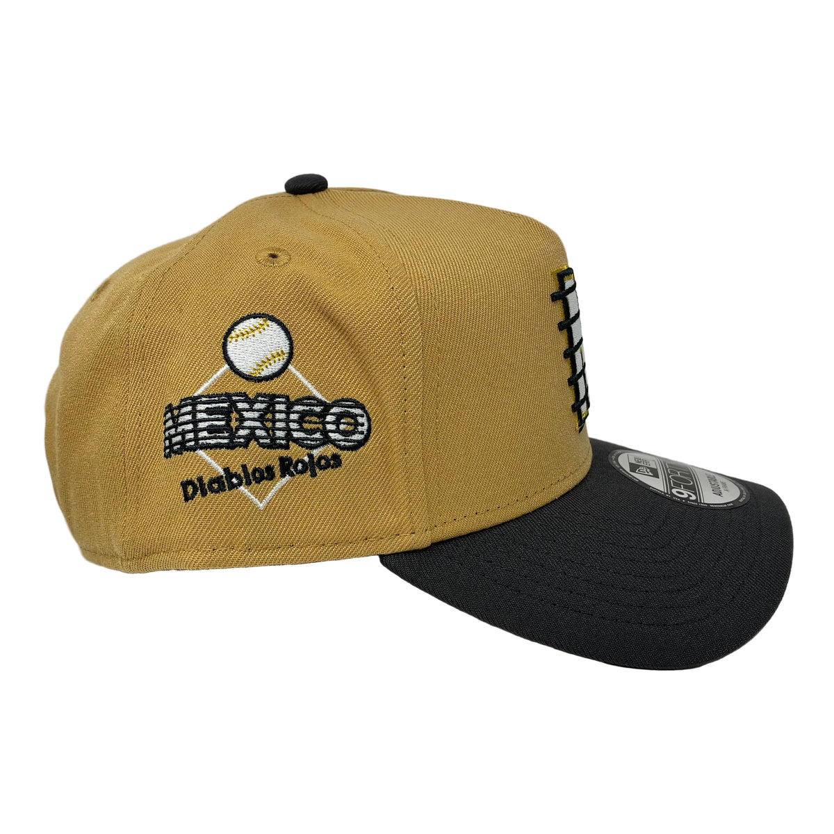 9Forty A-Frame Snapback LMB Diablos Rojos Del Mexico Tan - Gray UV Cap