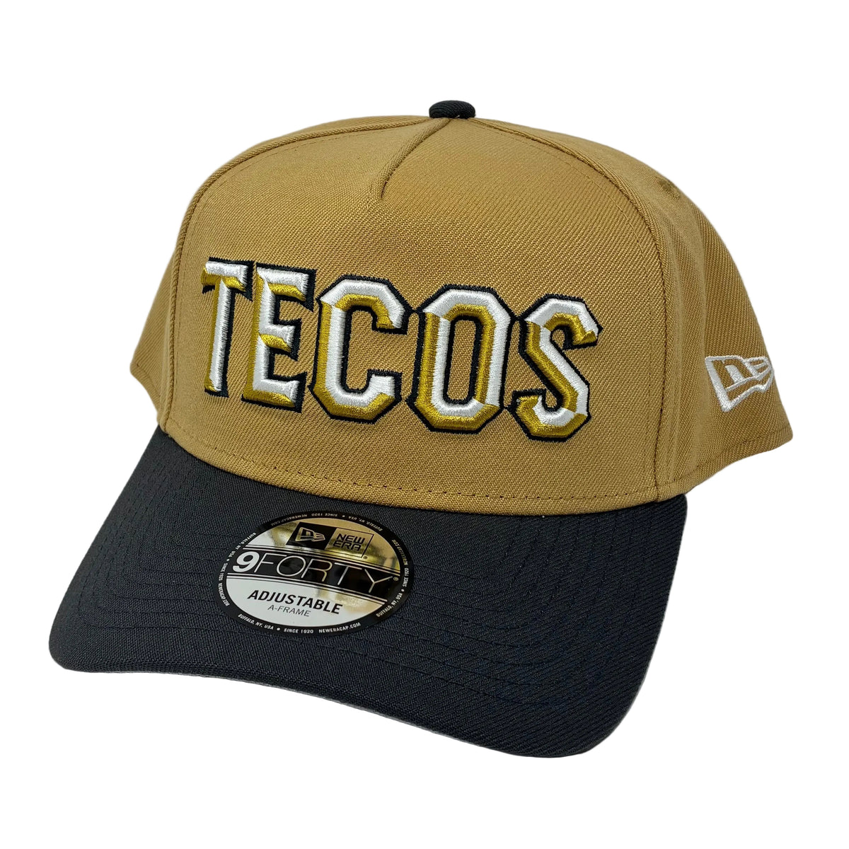 9Forty A-Frame Snapback LMB Tecos De Los Dos Laredos Tan - Gray UV Cap