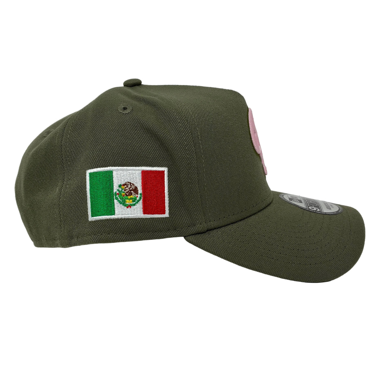 9Forty A-Frame Snapback LMB Guerreros de Oaxaca Olive - Grey UV Cap