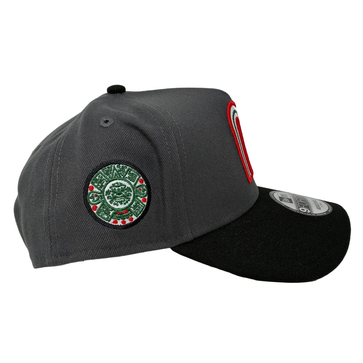 9Forty A-Frame Snapback Mexico World Baseball Classic Graphite/Black - Cilantro Green UV Cap