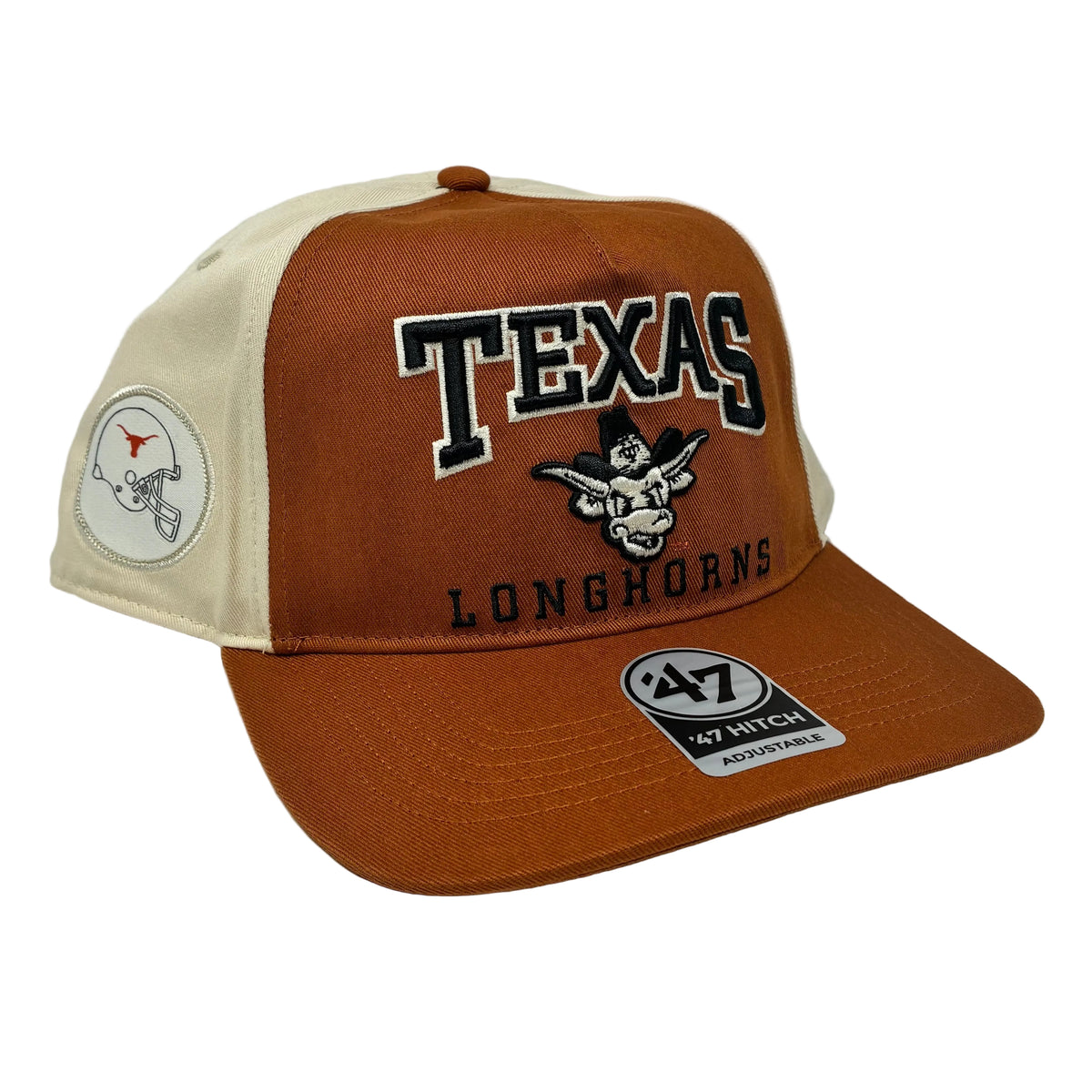 ‘47 Hitch Texas Longhorns VIN Burnt Orange Hard Hat Adjustable SnapBack Cap