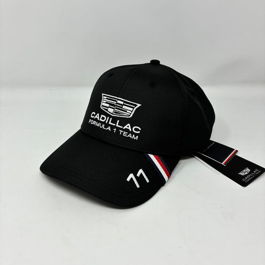 Cadillac F1 Racing 2026 Sergio "Checo" Perez Team Hat - Black/White