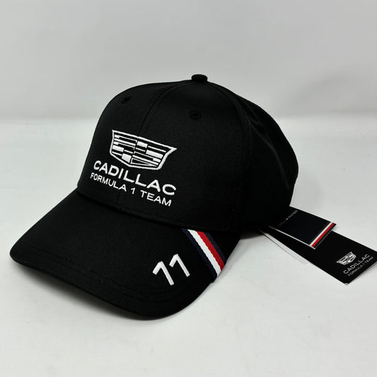 Cadillac F1 Racing 2026 Sergio "Checo" Perez Team Hat - Black/White