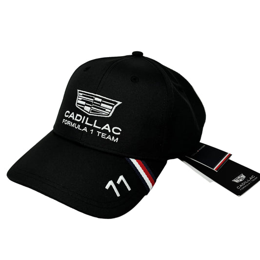 Cadillac F1 Racing 2026 Sergio "Checo" Perez Team Hat - Black/White