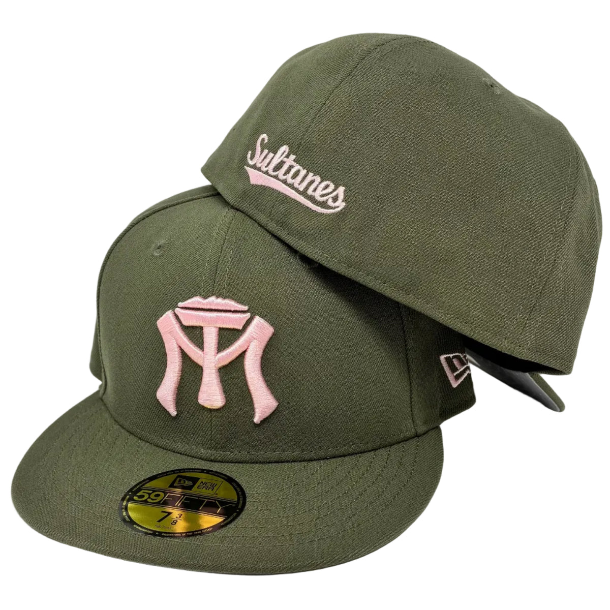 59Fifty LMB x NEWERAMX Sultanes De Monterrey Olive - Gray UV Cap