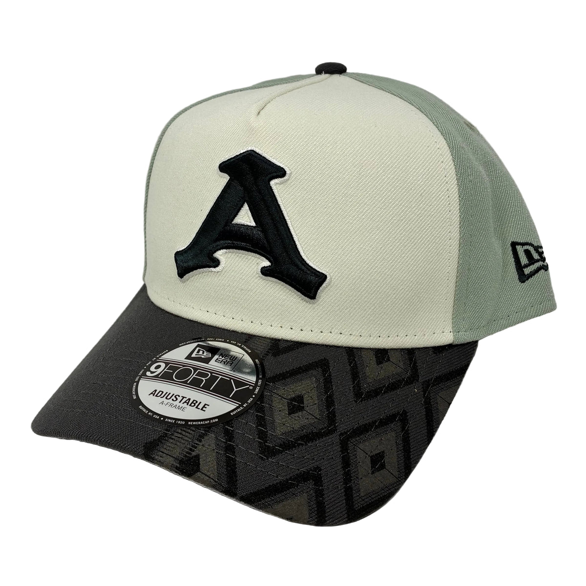 9Forty A-Frame Snapback LMB Acereros de Monclova White/Mint- Grey UV Cap