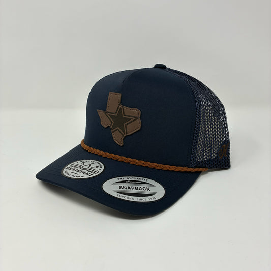 State Patch W Rope Navy DC136