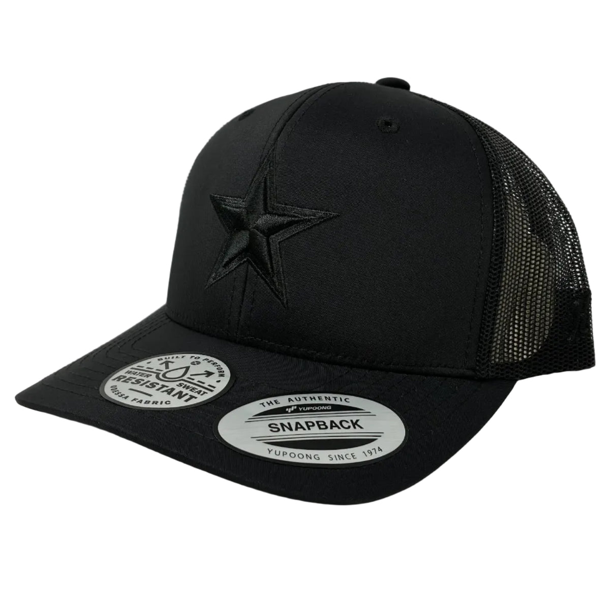 Men's Hooey Black Dallas Cowboys Star Trucker Adjustable Hat