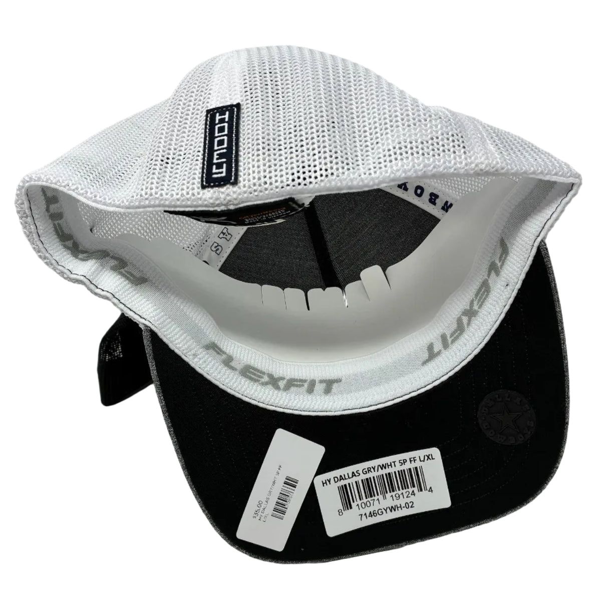 Hooey Dallas Gray/White 5P FlexFit