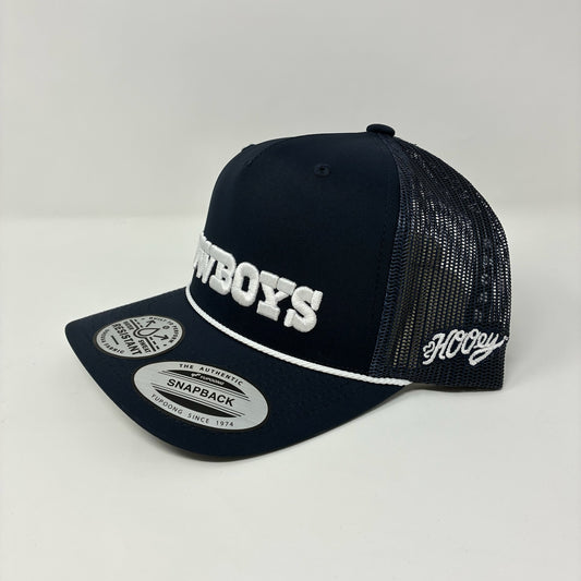 Wordmark Snapback Navy DC120