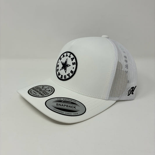 DC Circle Patch White DC152