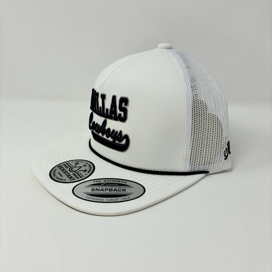 Dallas Cowboys Tail Swoop Rope White DC145