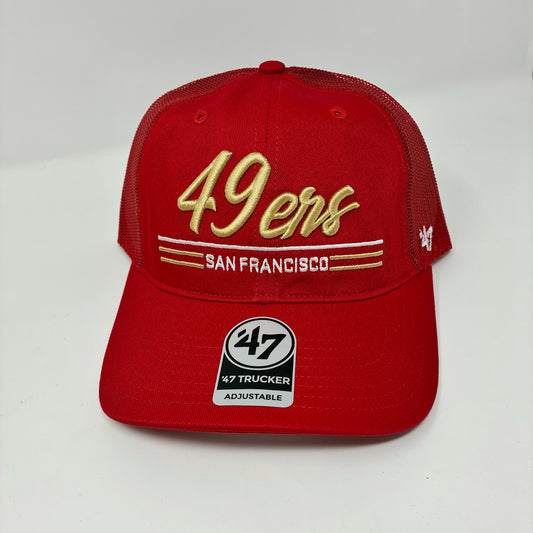 49ers San Francisco Red/Gold ‘47 Trucker