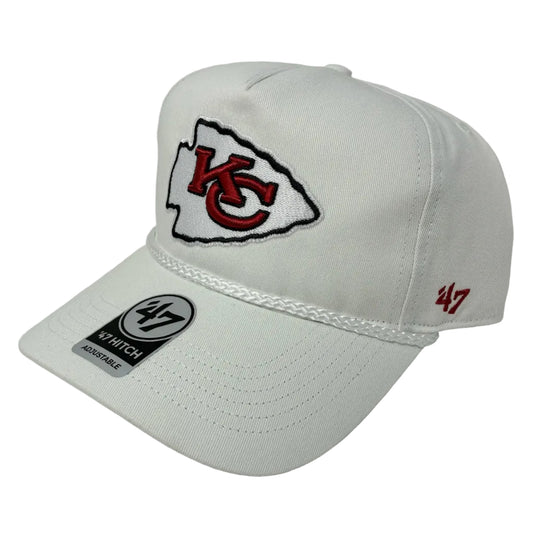 Kansas City Chiefs White '47 Hitch Adjustable