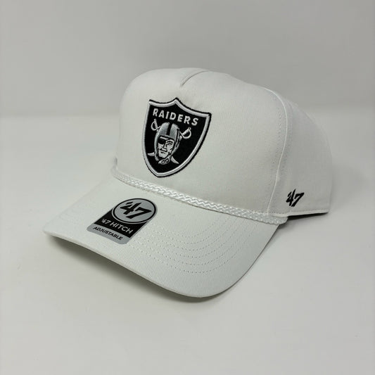 Las Vegas Raiders White ‘47 Hitch Adjustable