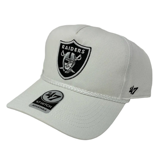 Las Vegas Raiders White '47 Hitch Adjustable