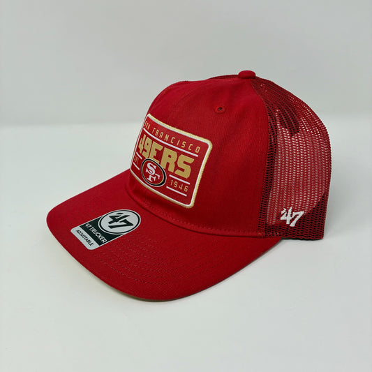 San Francisco 49ers Red Patch ‘47 Trucker