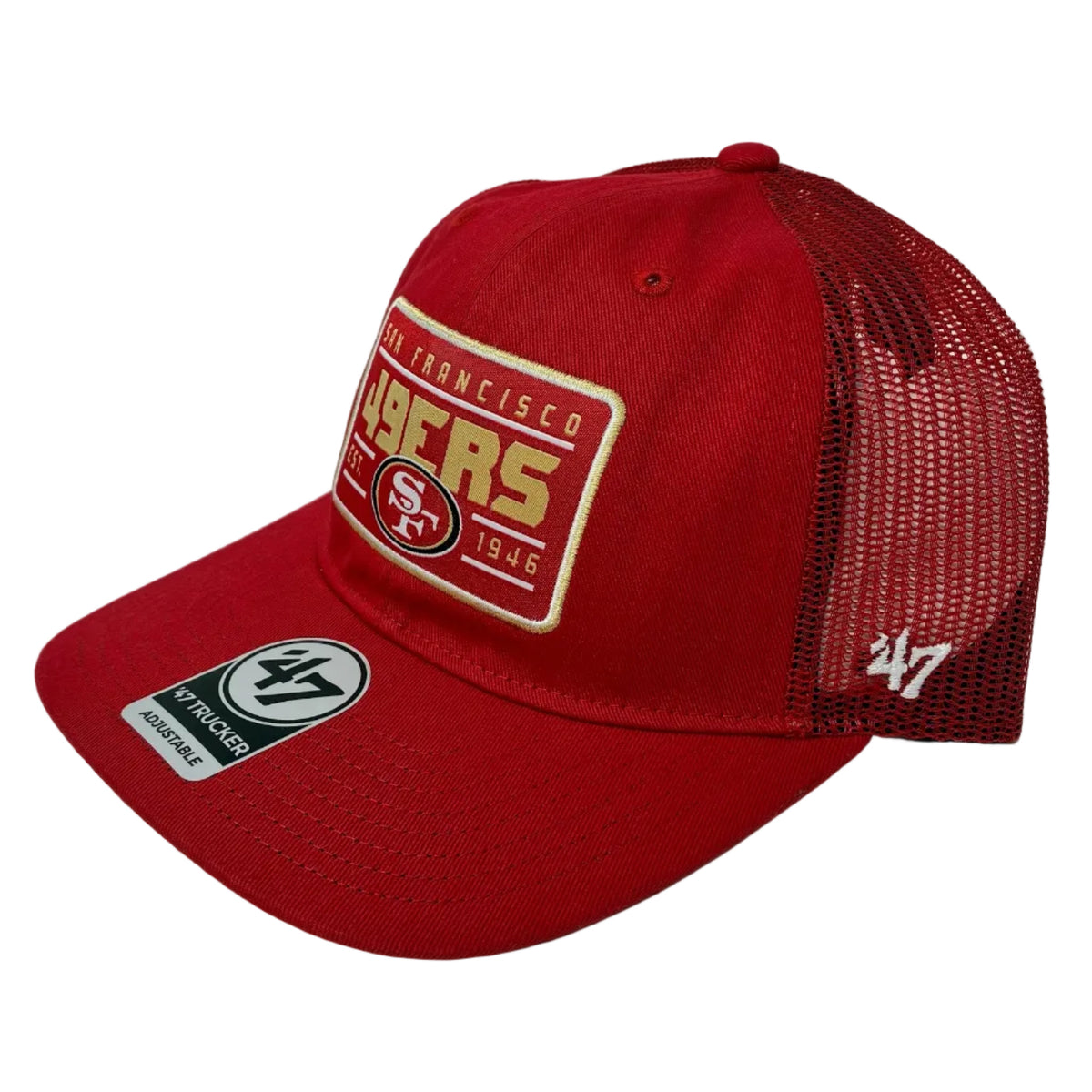 San Francisco 49ers Red Patch '47 Trucker