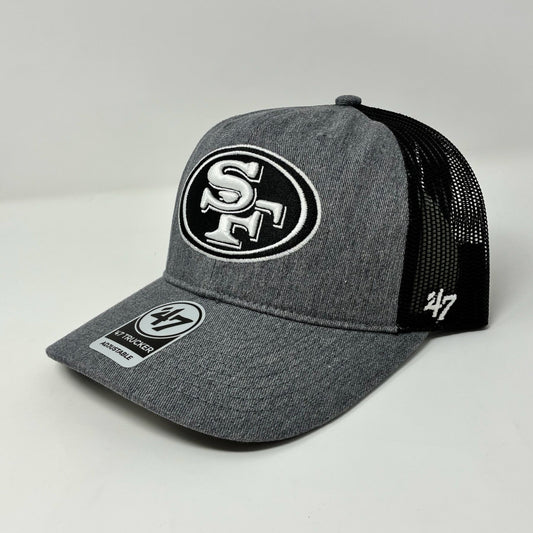 San Francisco 49ers ‘47 Trucker Adjustable Charcoal