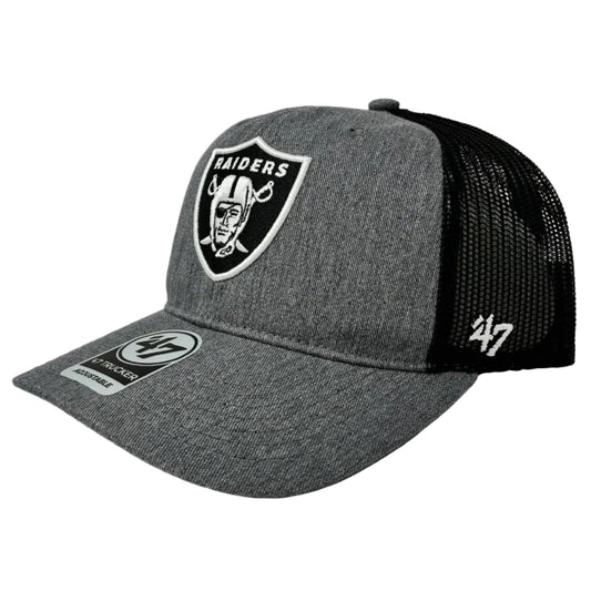 Las Vegas Raiders '47 Trucker Charcoal