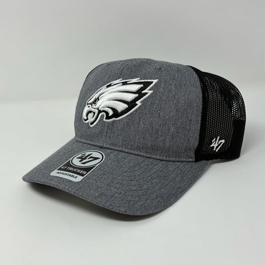 Philadelphia Eagles Charcoal/Black ‘47 Trucker