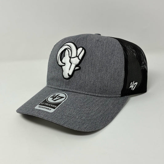 Los Angeles Rams Charcoal ‘47 Trucker