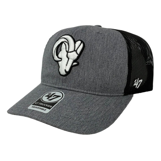 Los Angeles Rams Charcoal '47 Trucker