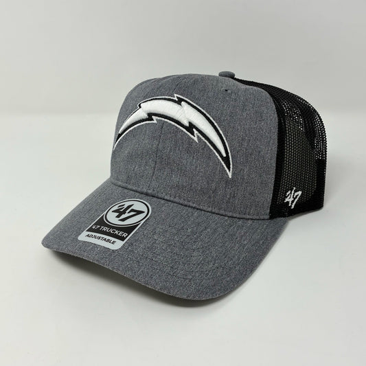 Los Angeles Chargers ‘47 Trucker Adjustable Charcoal